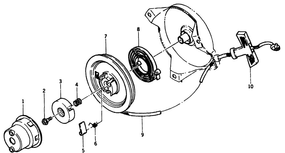 Recoil Starter - 5 Horsepower Kawasaki Engine Diagram and Parts List for 8773-0-G2450  Briggs and Stratton Generator